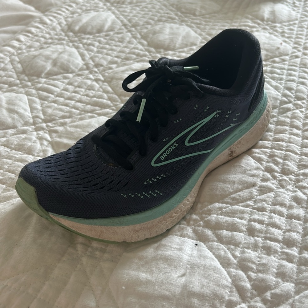 Brooks Glycerin 19 Women’s Running Shoe, Grey, Black & Teal